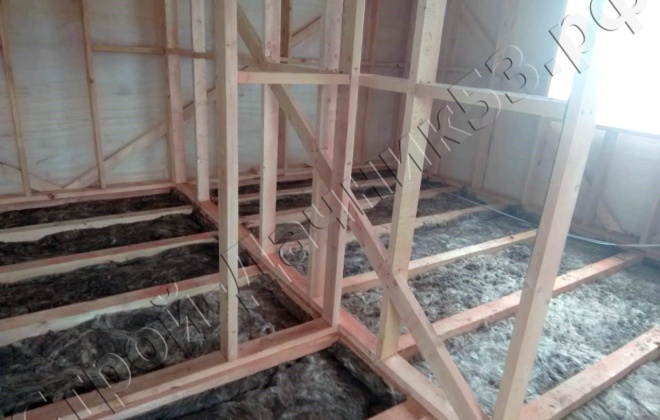 4 Каркасно-щитовой дом по проекту ОД-7, 6×8, 48 м², Рязанская область,  Милославский район, Село Чернава (1)